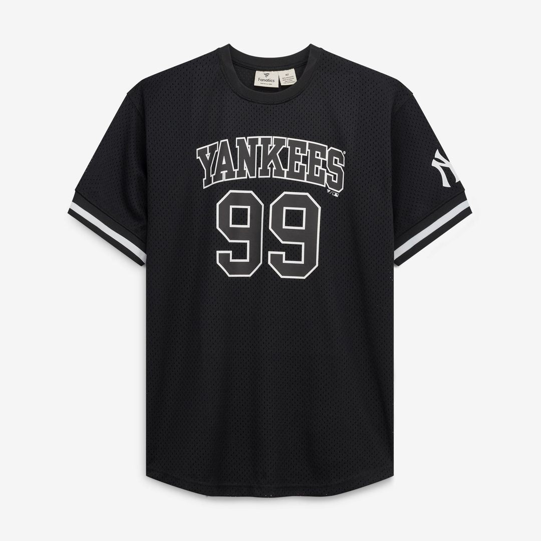 Aaron Judge New York Yankees Big & Tall Heavyweight Mesh Jersey - Black/White