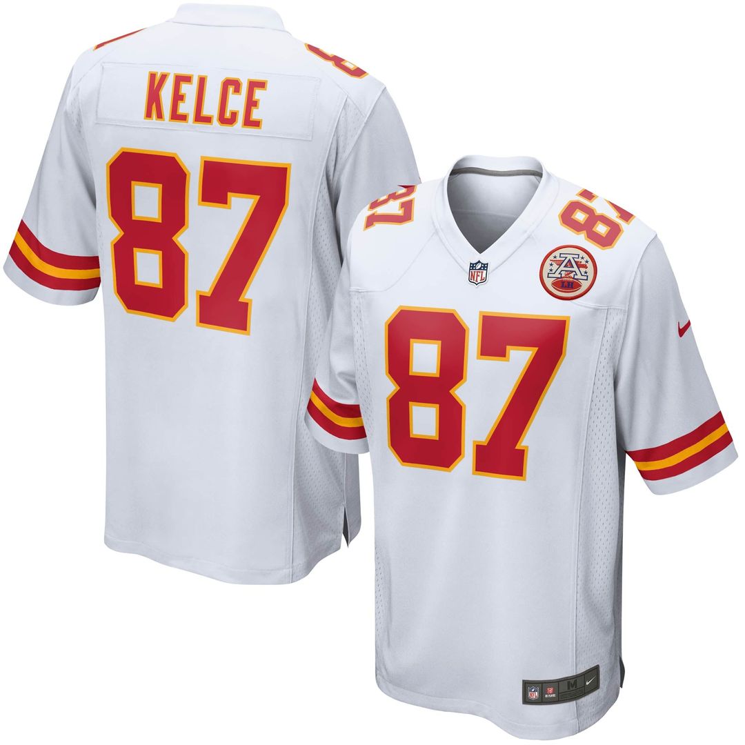 Travis Kelce Kansas City Chiefs Youth Jersey - Red