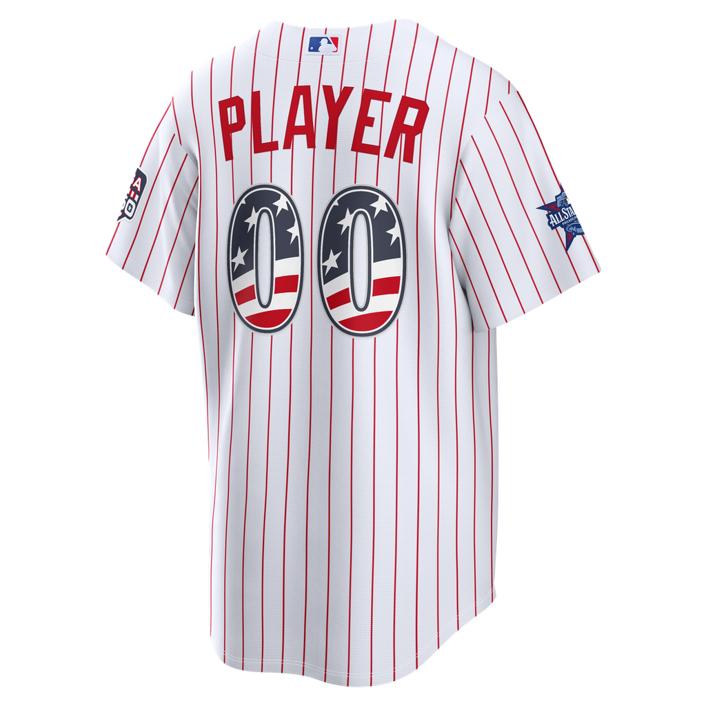 2026 All-Star Edition Stars & Stripes Philadelphia Phillies White Stadium Pick-A-Player Jersey