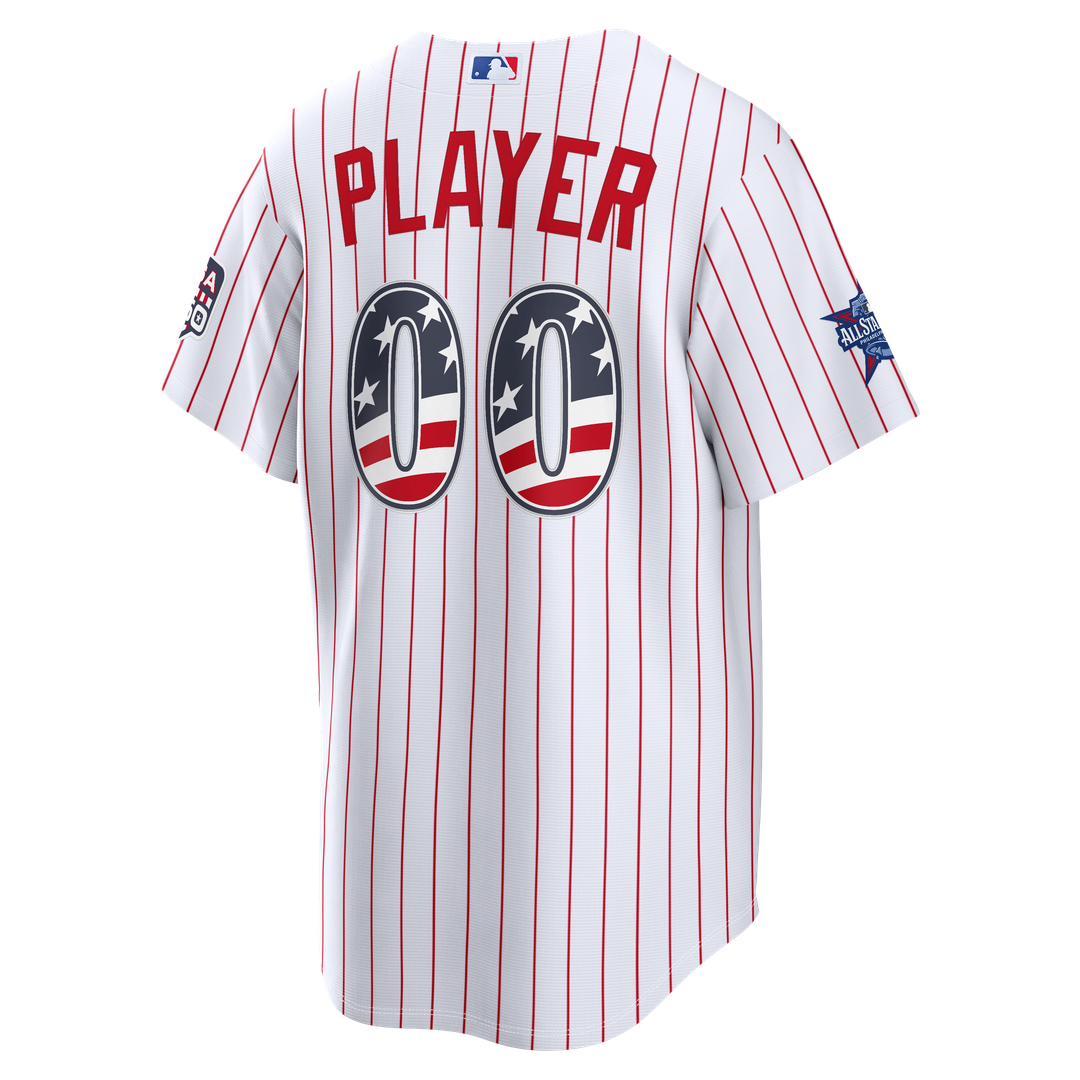 2026 All-Star Edition Stars & Stripes Philadelphia Phillies White Stadium Pick-A-Player Jersey