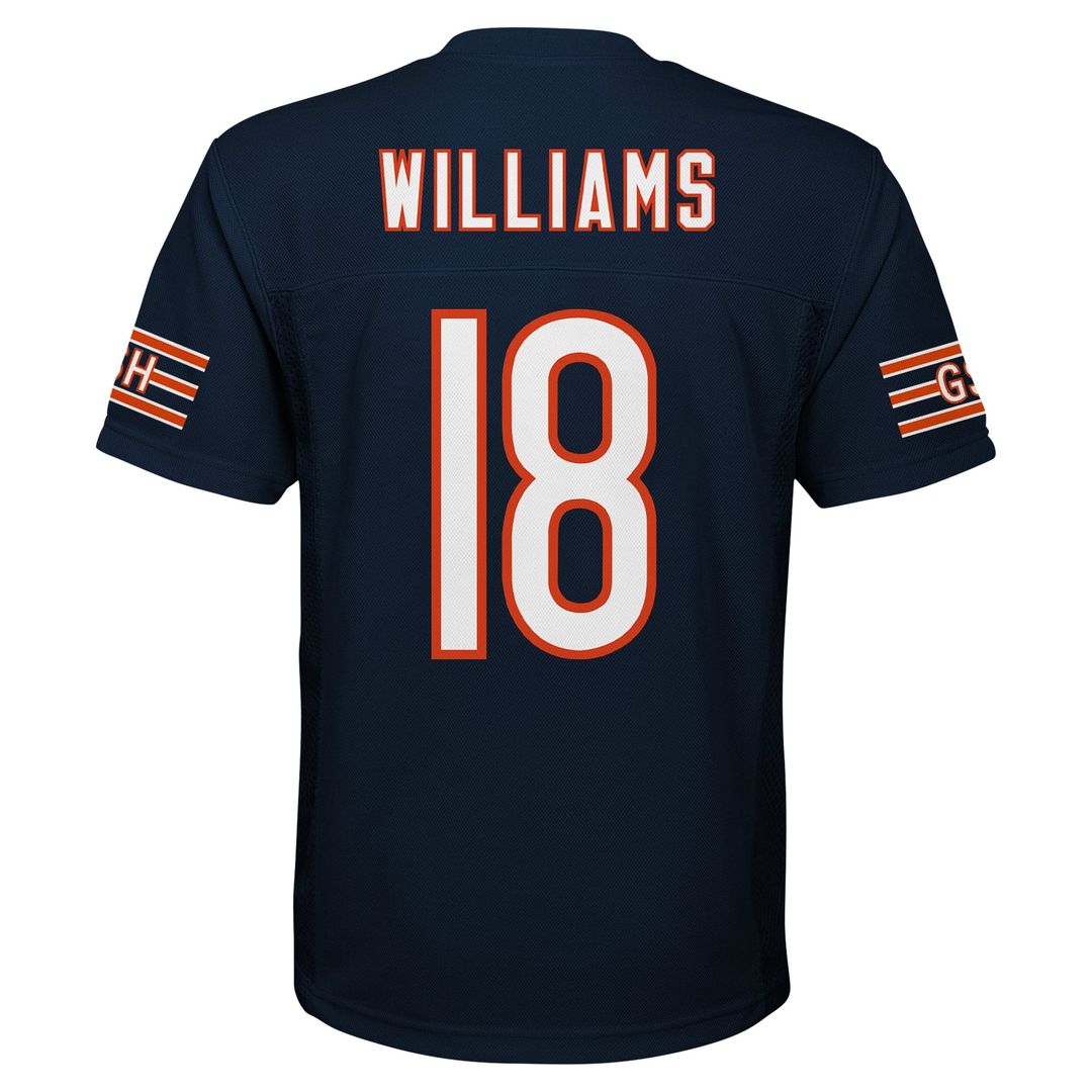 Caleb Williams Chicago Bears Youth Jersey - Navy