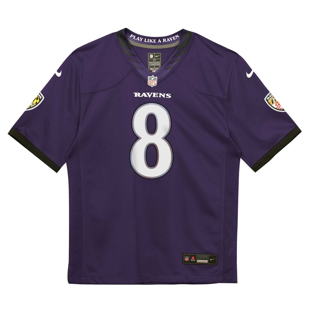 Lamar Jackson Baltimore Ravens Toddler Team Jersey - Purple