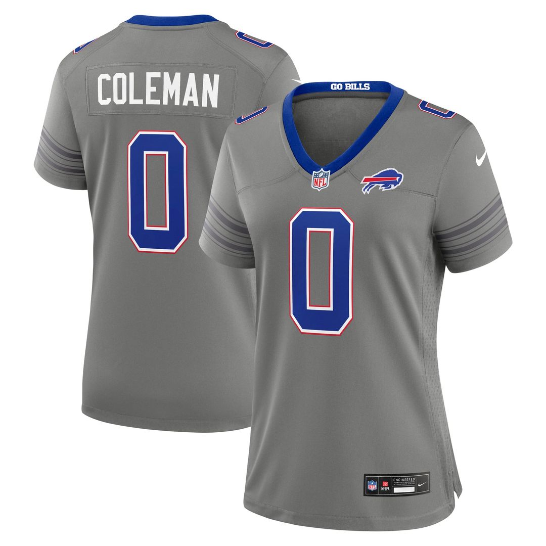 Keon Coleman Buffalo Bills Women's Nickel City Jersey - Gray
