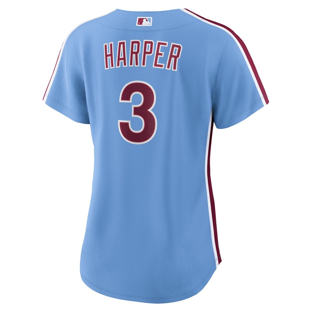 Bryce Harper Philadelphia Phillies Women's Alternate Jersey - Light Blue