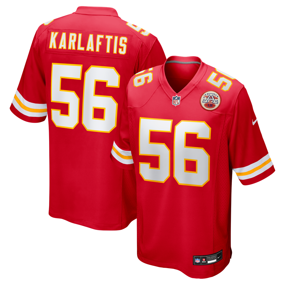 George Karlaftis Kansas City Chiefs Player Jersey - Red