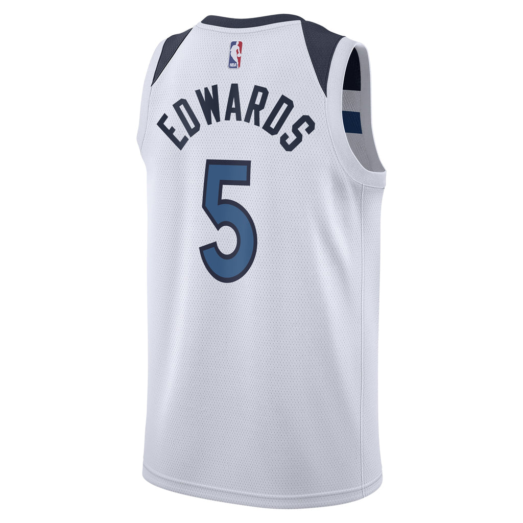 Minnesota Timberwolves Jersey - White - Anthony Edwards - Unisex