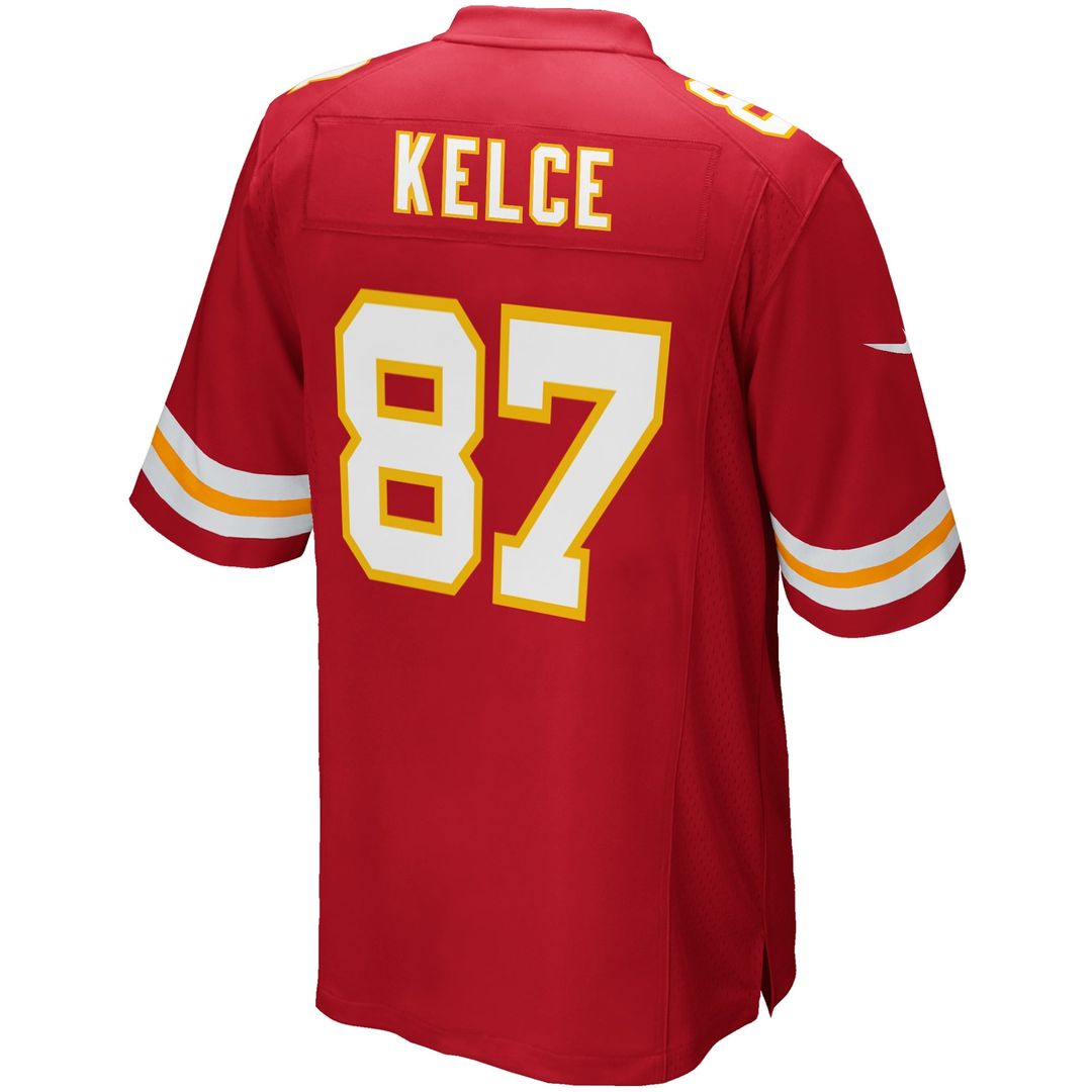 Travis Kelce Kansas City Chiefs Youth Jersey - Red