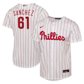 Cristopher Sánchez Philadelphia Phillies Youth Home Jersey - White