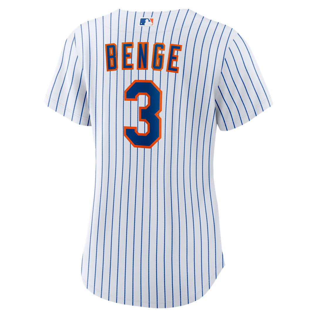 Carson Benge New York Mets Women's Home Jersey - White