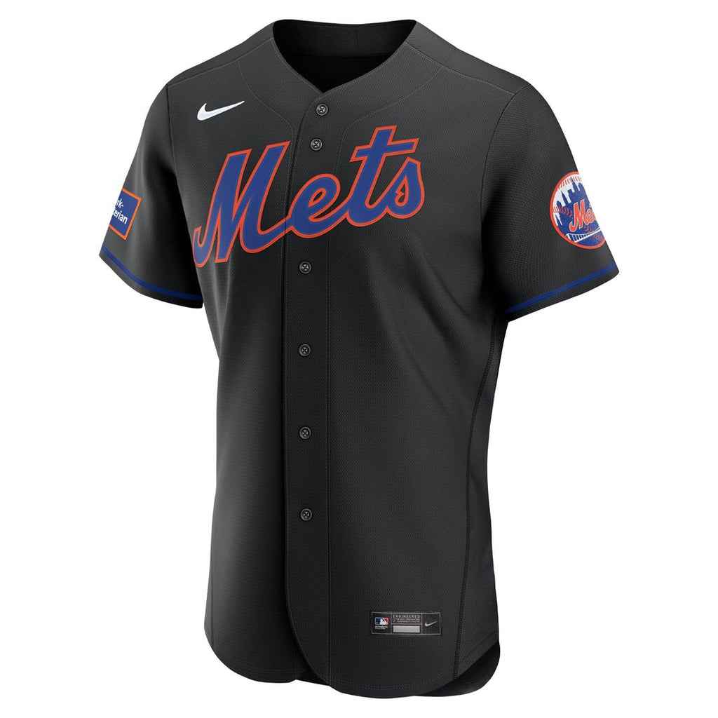 New York Mets Home Sponsor Patch Jersey - White