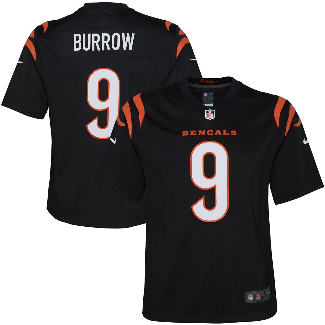 Joe Burrow Cincinnati Bengals Youth Jersey - Orange