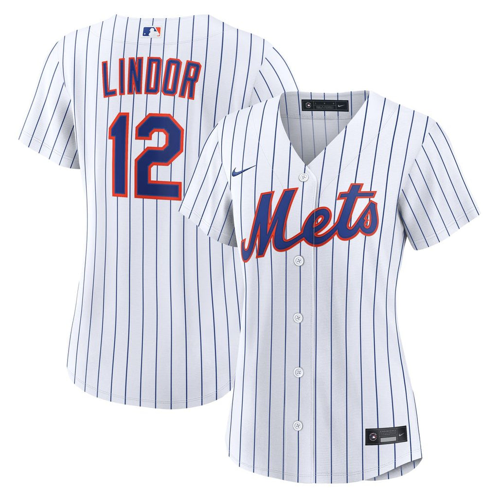 Francisco Lindor New York Mets Women's Home Jersey - White