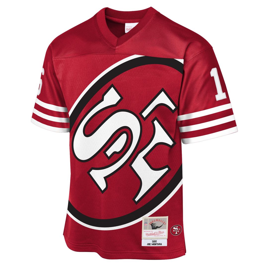 Joe Montana San Francisco 49ers Youth 1990 Throwback Fashion Jersey - Scarlet