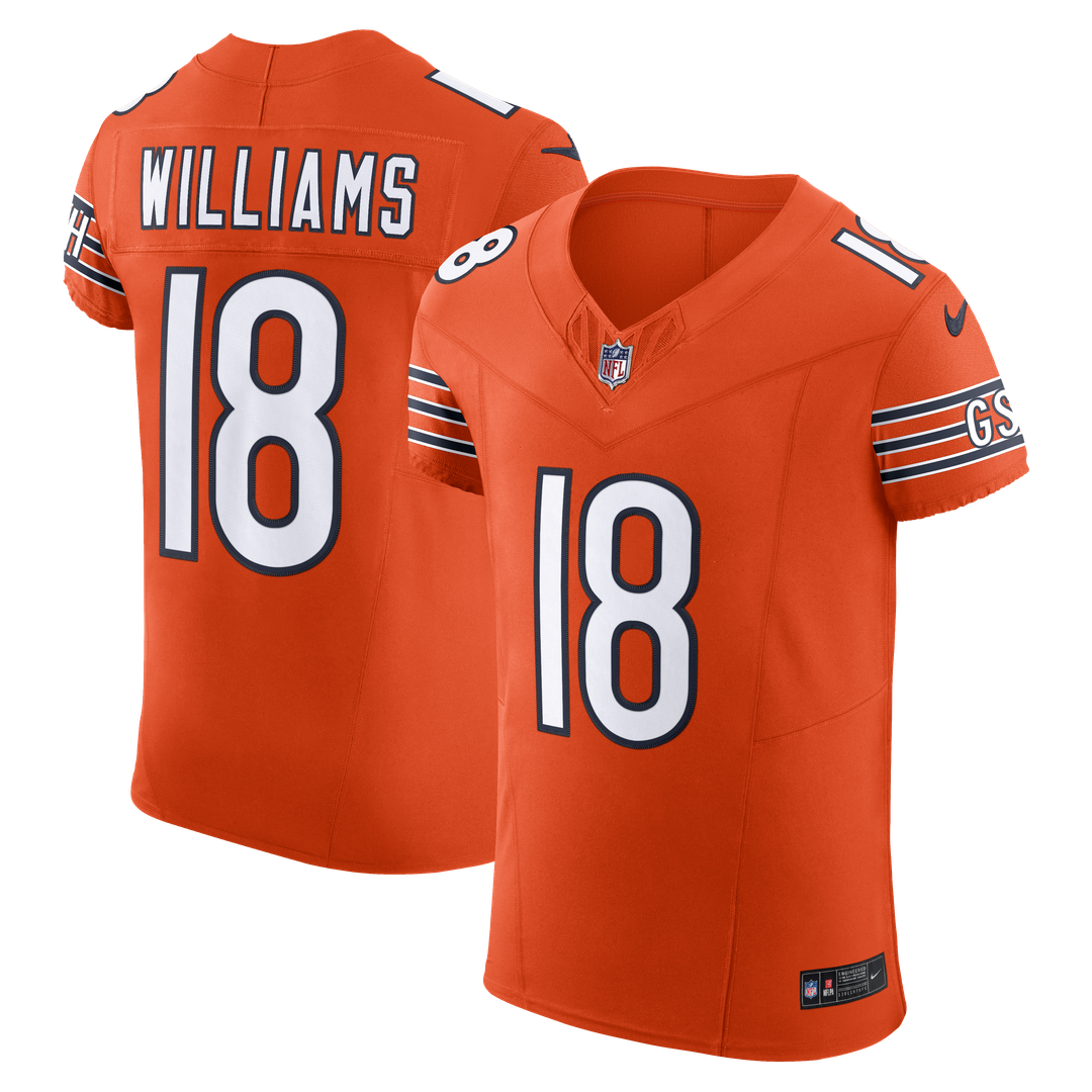 Caleb Williams Chicago Bears Alternate Elite Jersey - Orange