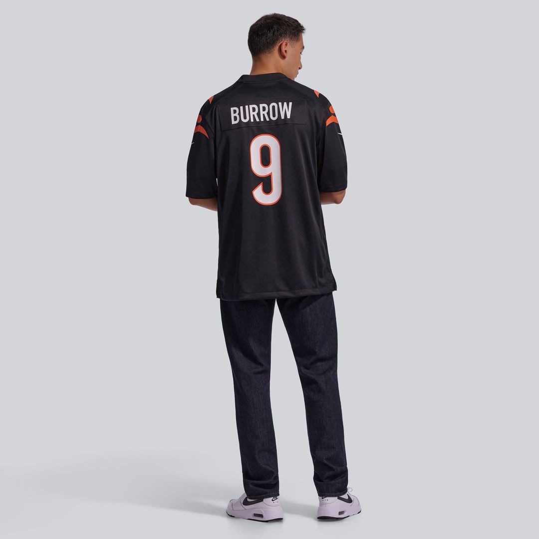 Joe Burrow Cincinnati Bengals Player Jersey - Black
