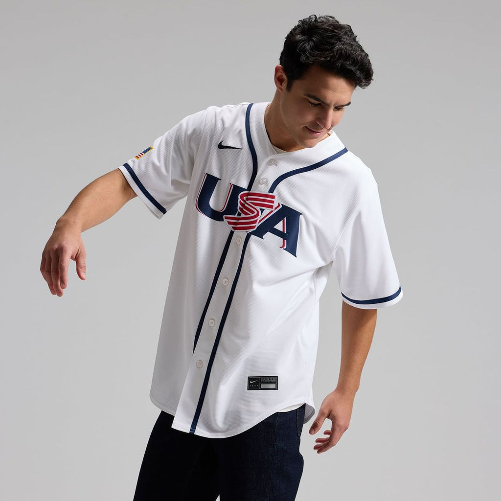 Aaron Judge USA Baseball 2026 World Baseball Classic Home Jersey - White