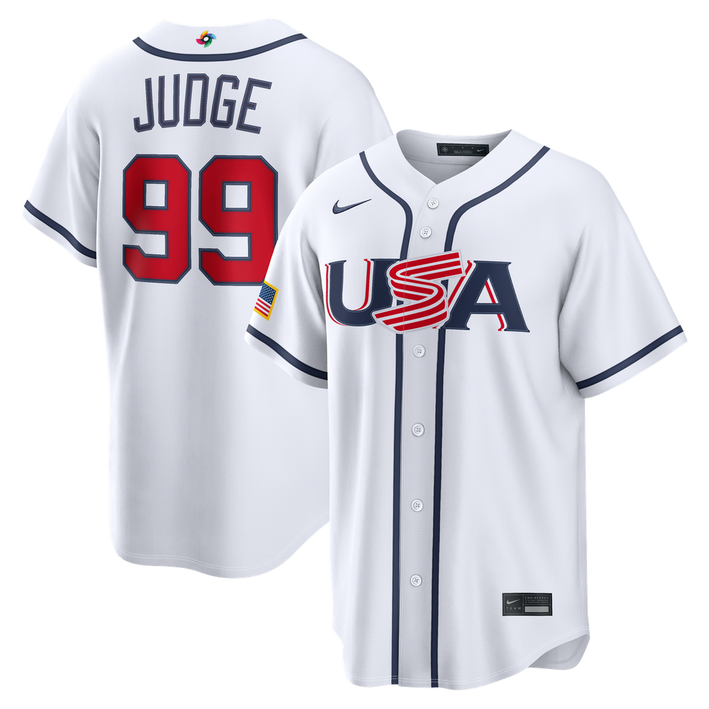 Aaron Judge USA Baseball 2026 World Baseball Classic Home Jersey - White