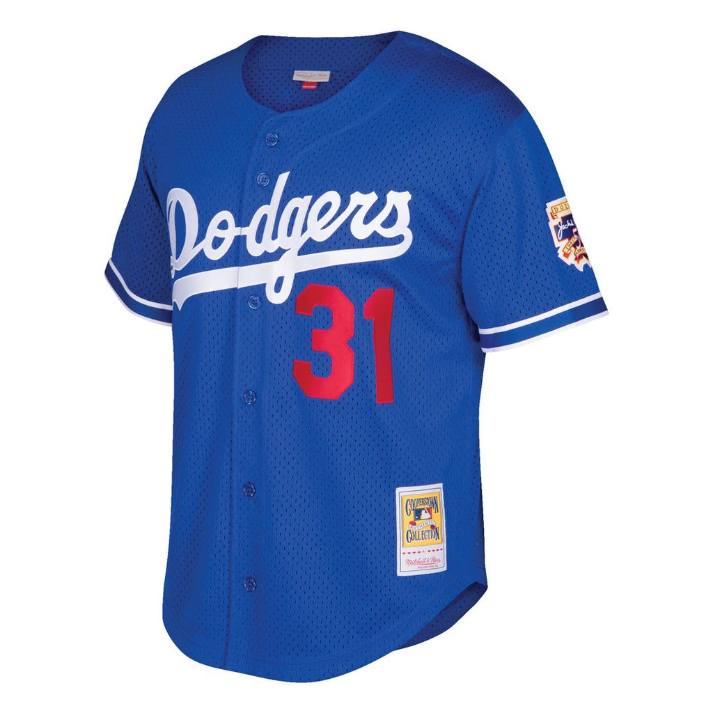 Mike Piazza Los Angeles Dodgers Youth Mesh Jersey - Royal