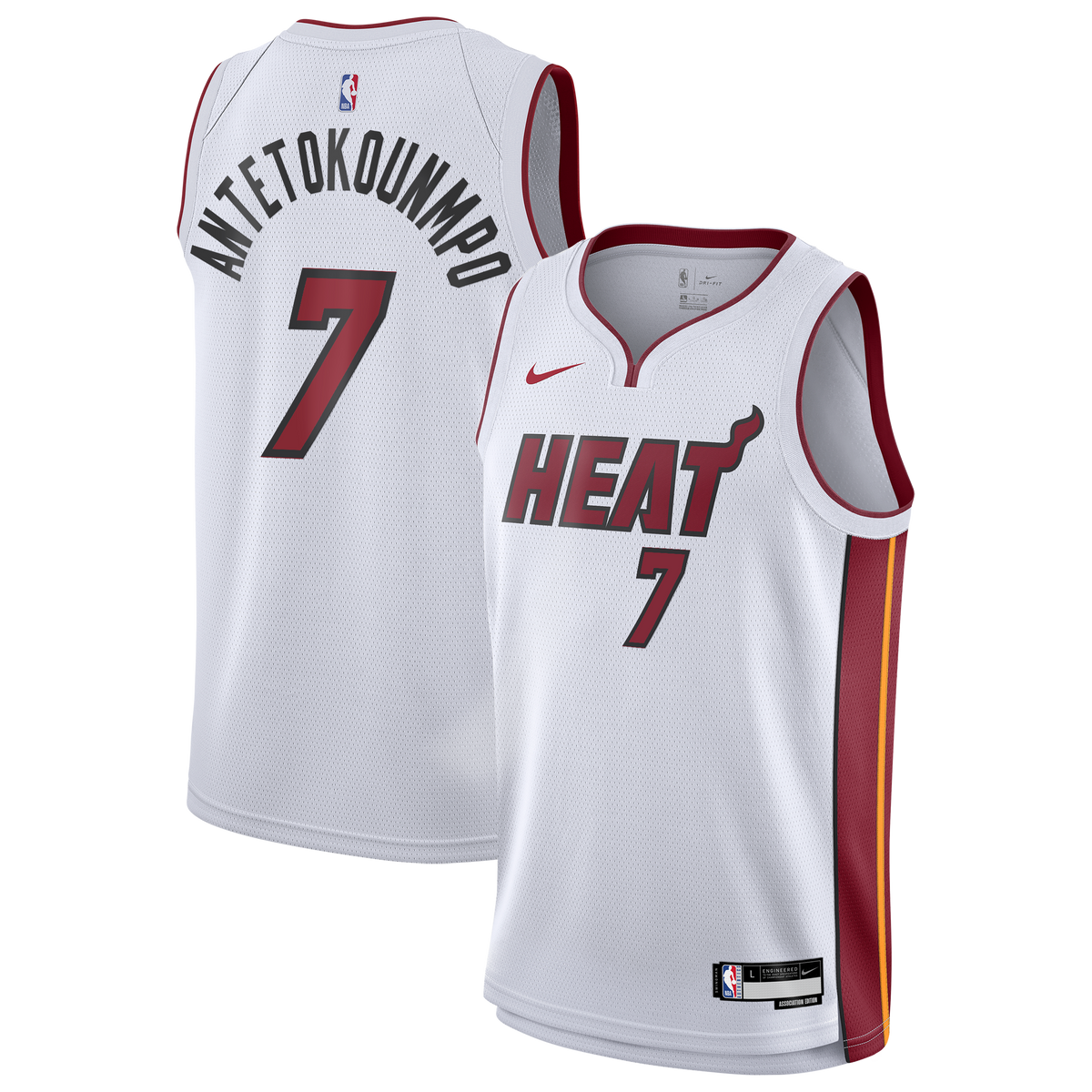 Miami Heat Jersey - White - Giannis Antetokounmpo - Youth