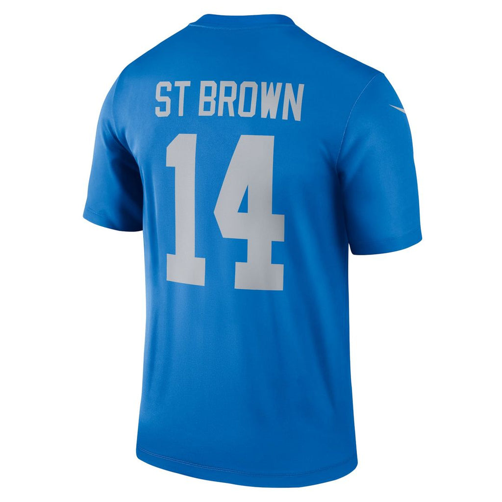 Amon-Ra St. Brown Detroit Lions Legend Player Performance Top - Blue