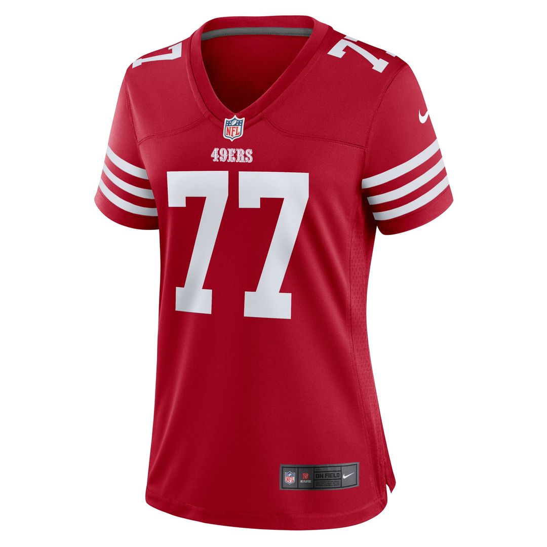 Dominick Puni San Francisco 49ers Women's Team Jersey - Scarlet