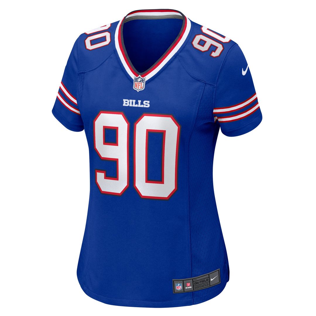 Shaq Lawson Buffalo Bills Women's Jersey - Royal