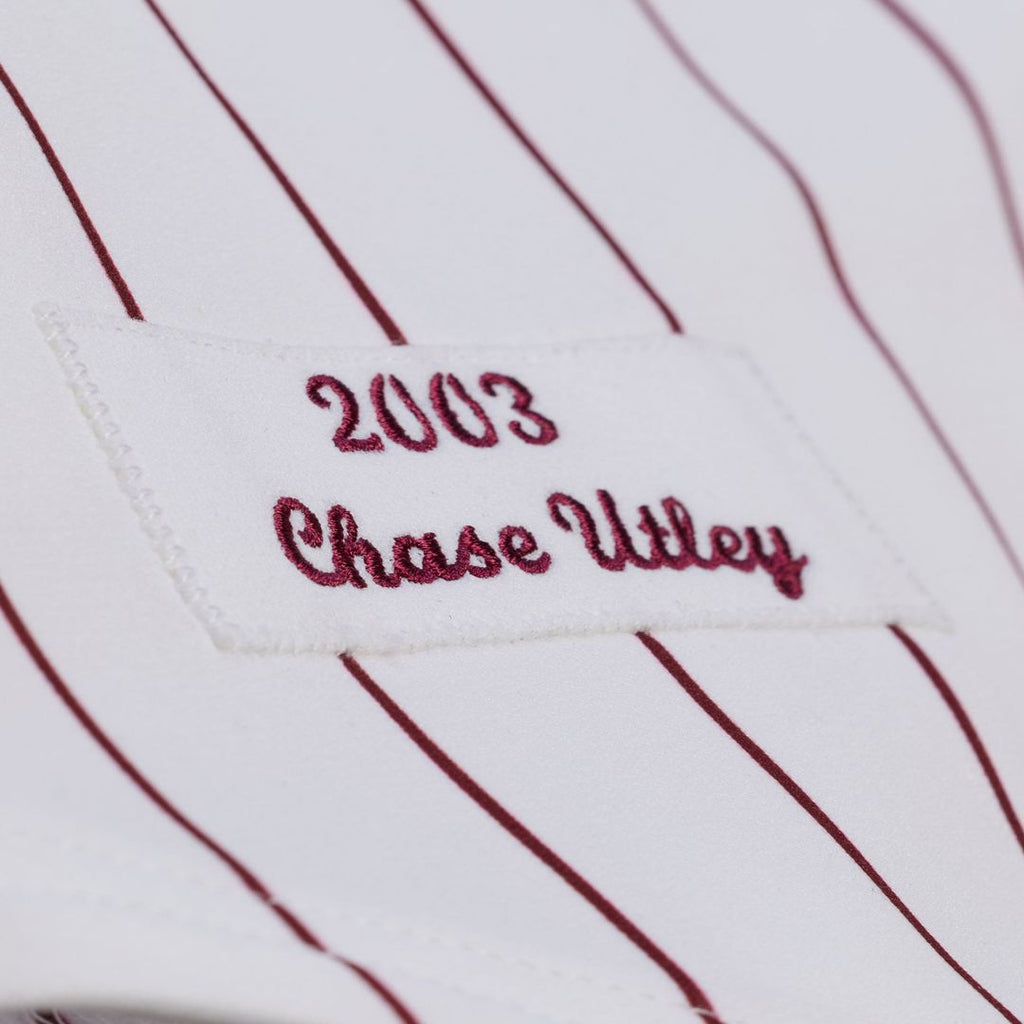 Chase Utley Philadelphia Phillies 2003 Jersey - White