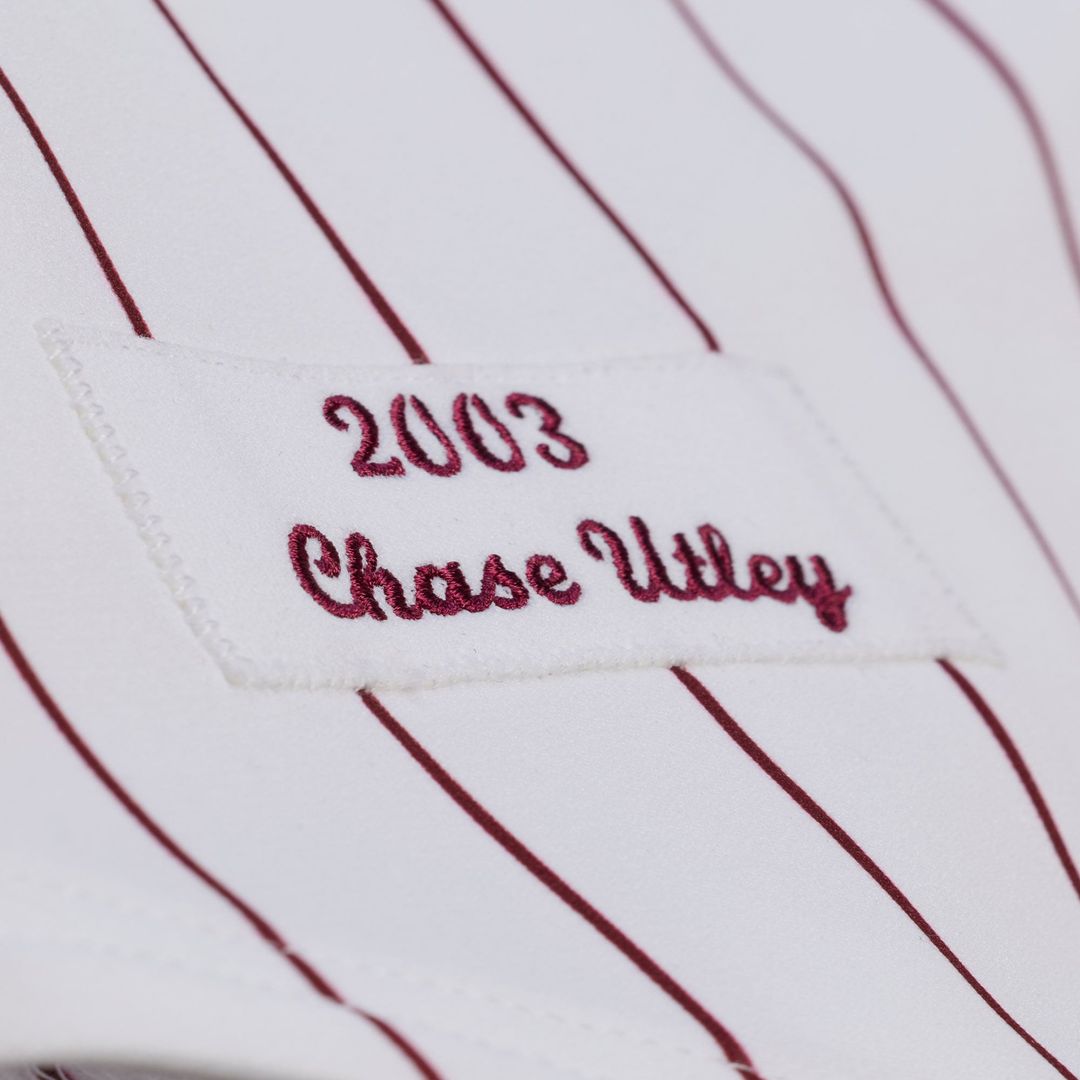 Chase Utley Philadelphia Phillies 2003 Jersey - White