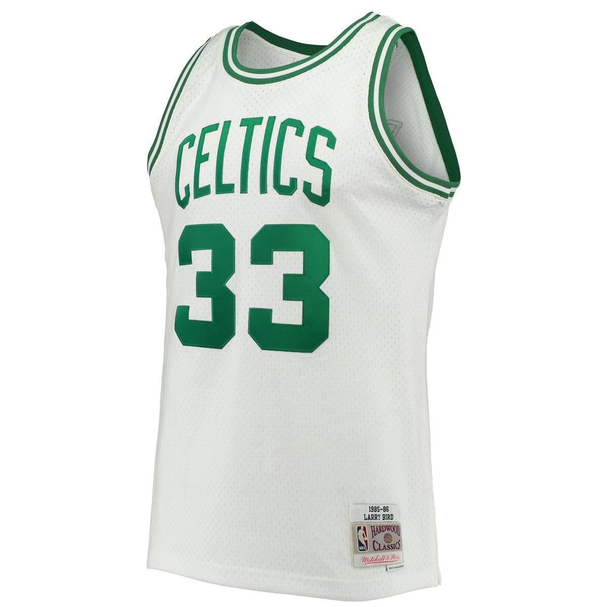 Men's Larry Bird White Boston Celtics 1985-86 Jersey