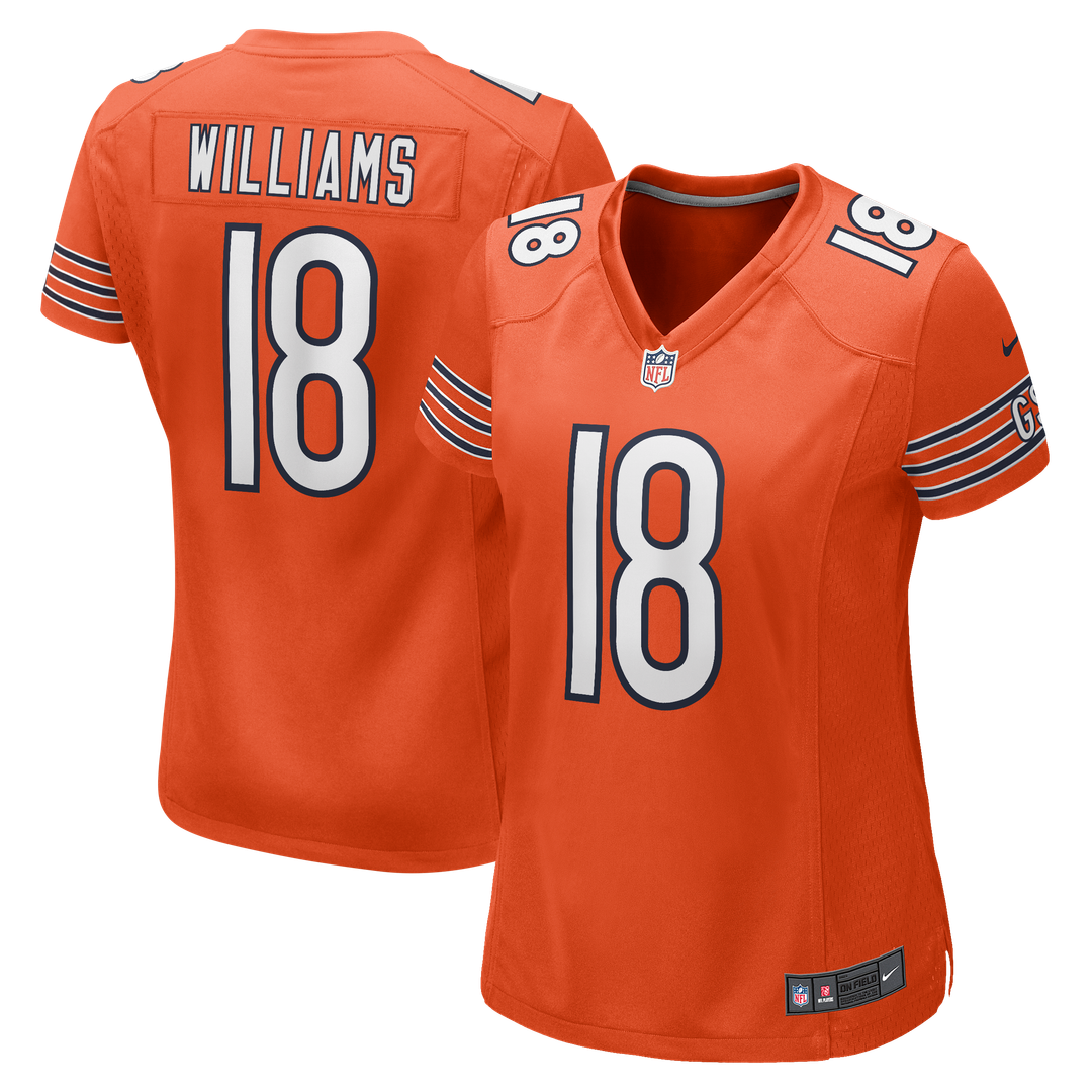 Caleb Williams Chicago Bears Women's Alternate Jersey - Orange