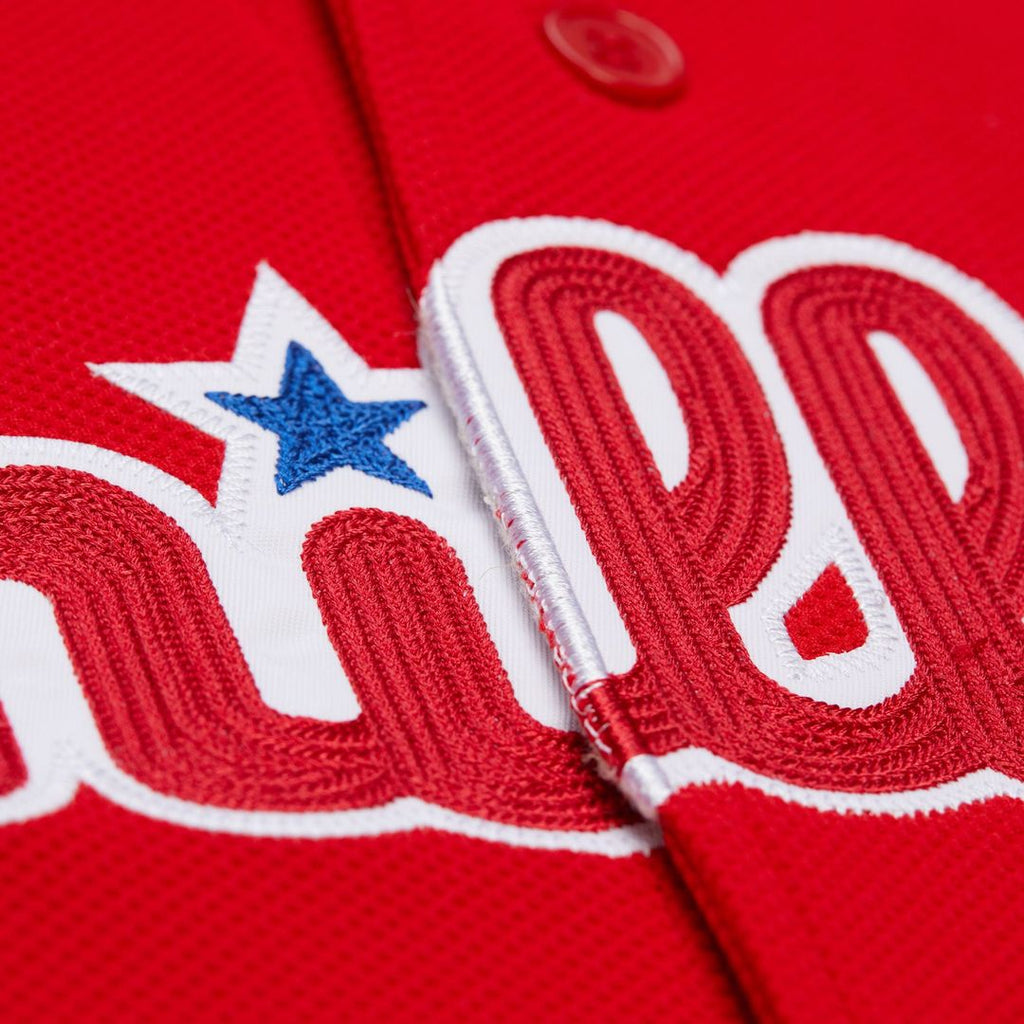 Ryan Howard Philadelphia Phillies Big & Tall Cooperstown Mesh Jersey - Red