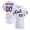 New York Mets Home Authentic Custom Jersey - White