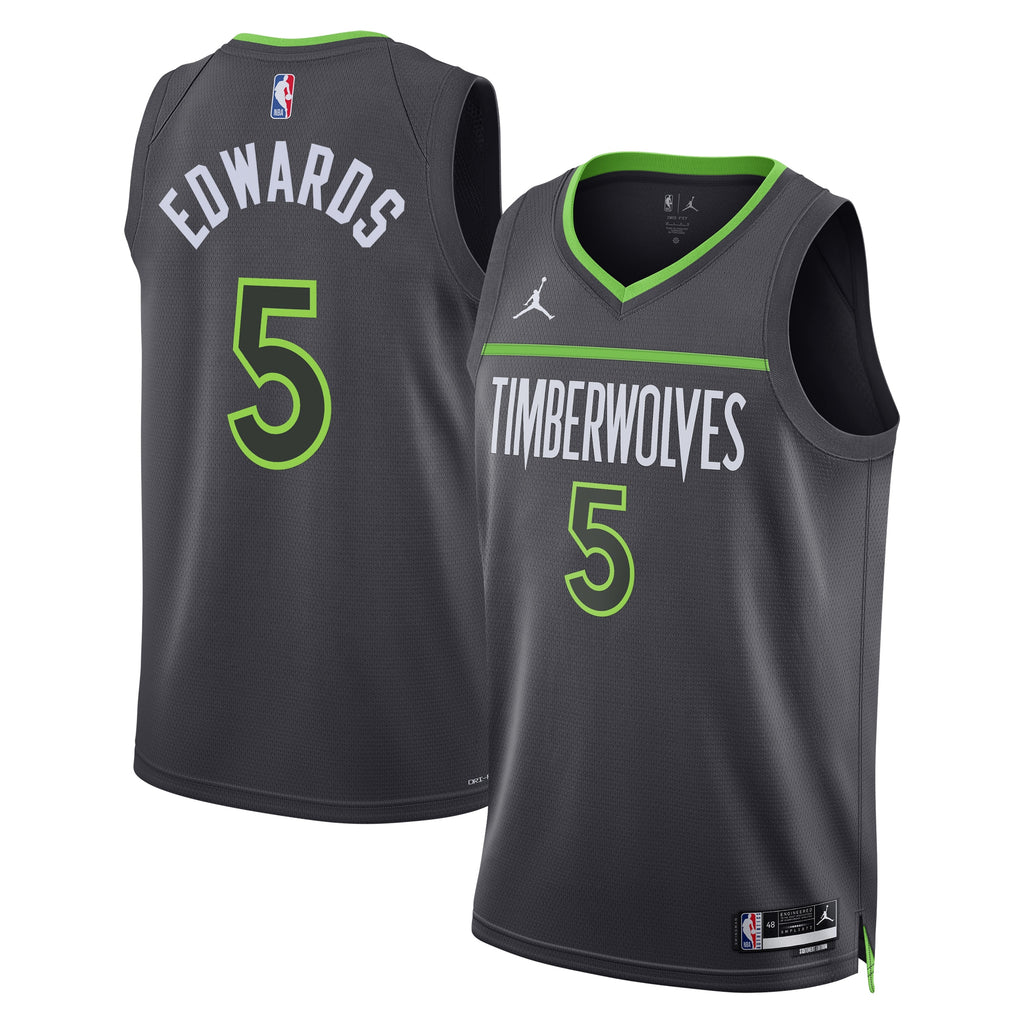 Minnesota Timberwolves Jersey - Gray - Anthony Edwards - Unisex