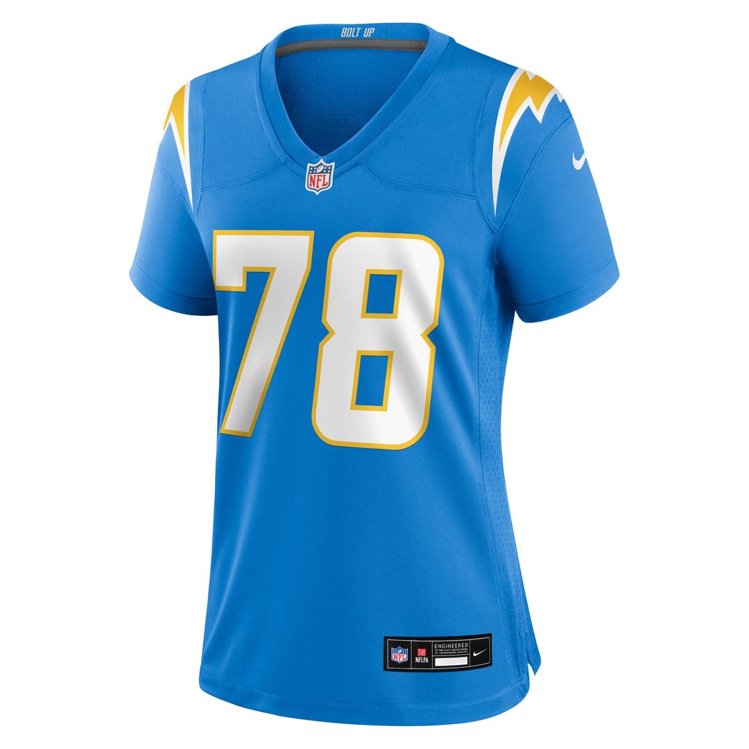 Andre James Los Angeles Chargers Women's Team Jersey - Powder Blue