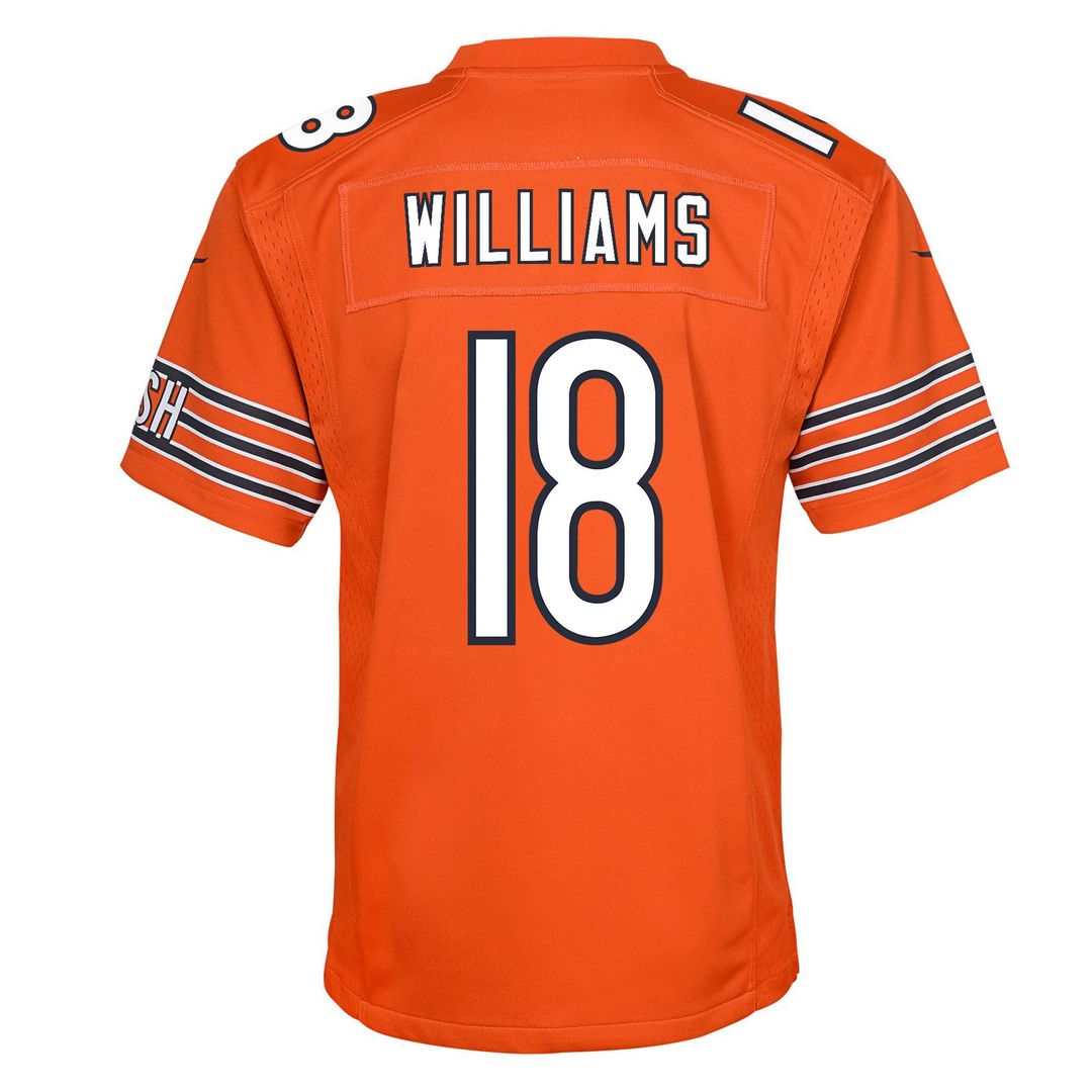Caleb Williams Chicago Bears Youth Jersey - Orange