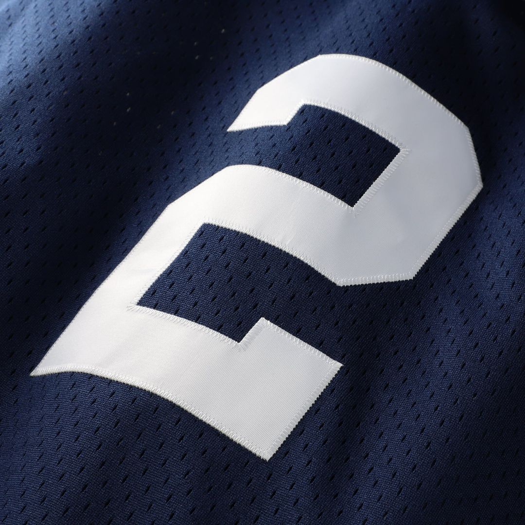 Derek Jeter New York Yankees Mesh Batting Practice Button-Up Jersey - Navy