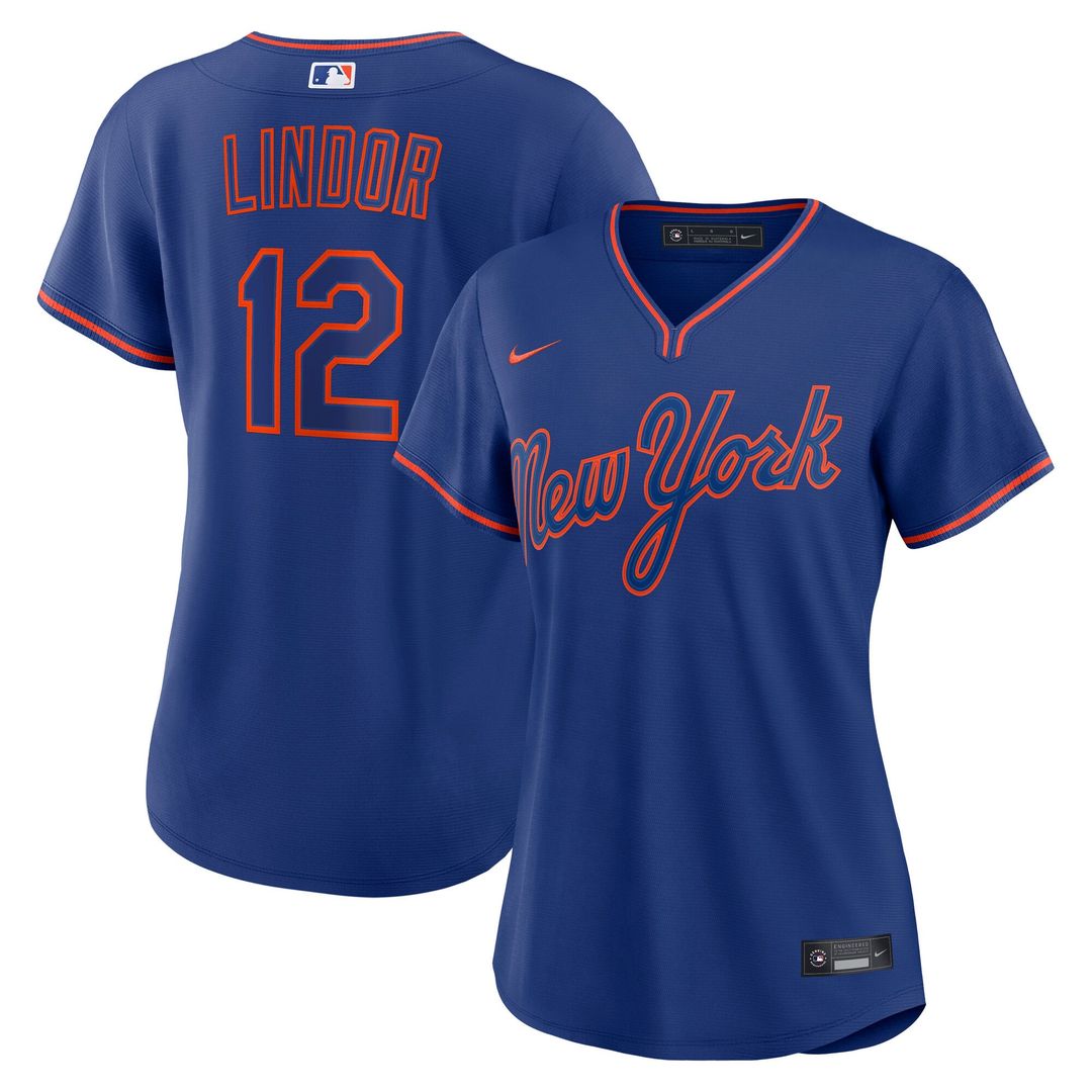 Francisco Lindor New York Mets Women's Alternate Jersey - Royal