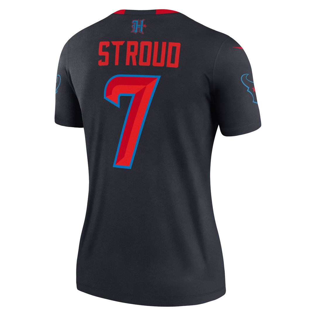 C.J. Stroud Houston Texans Women's Alternate Legend Player Performance Top - Navy