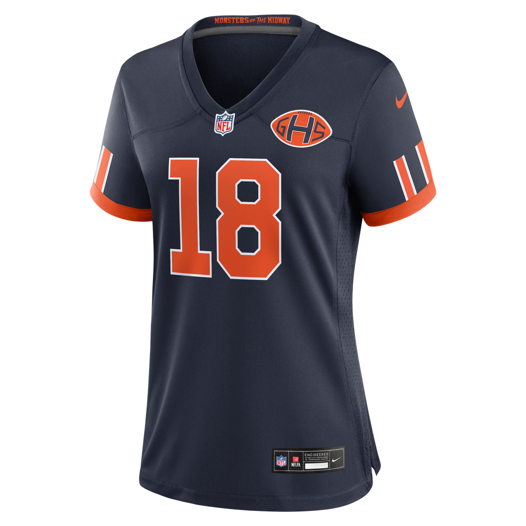Caleb Williams Chicago Bears Women's 2026 Rivalries Collection Jersey - Navy