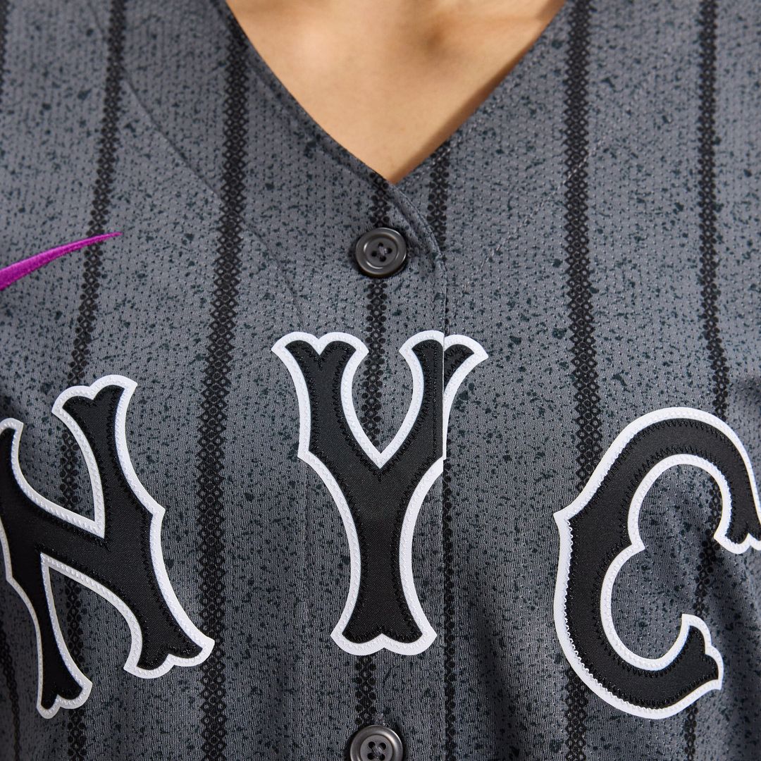 New York Mets Women's Jersey - Gray
