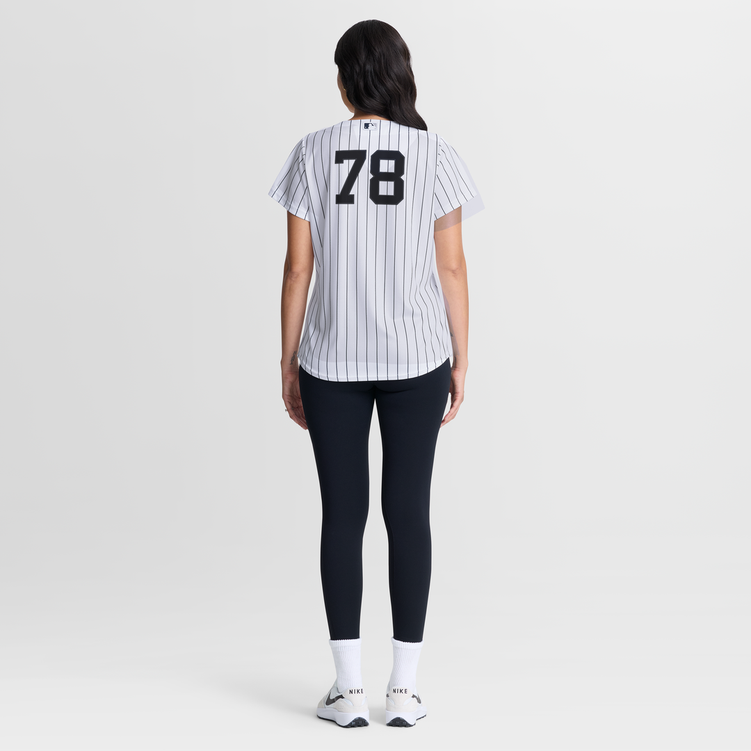 Spencer Jones New York Yankees Women's Home Jersey - White