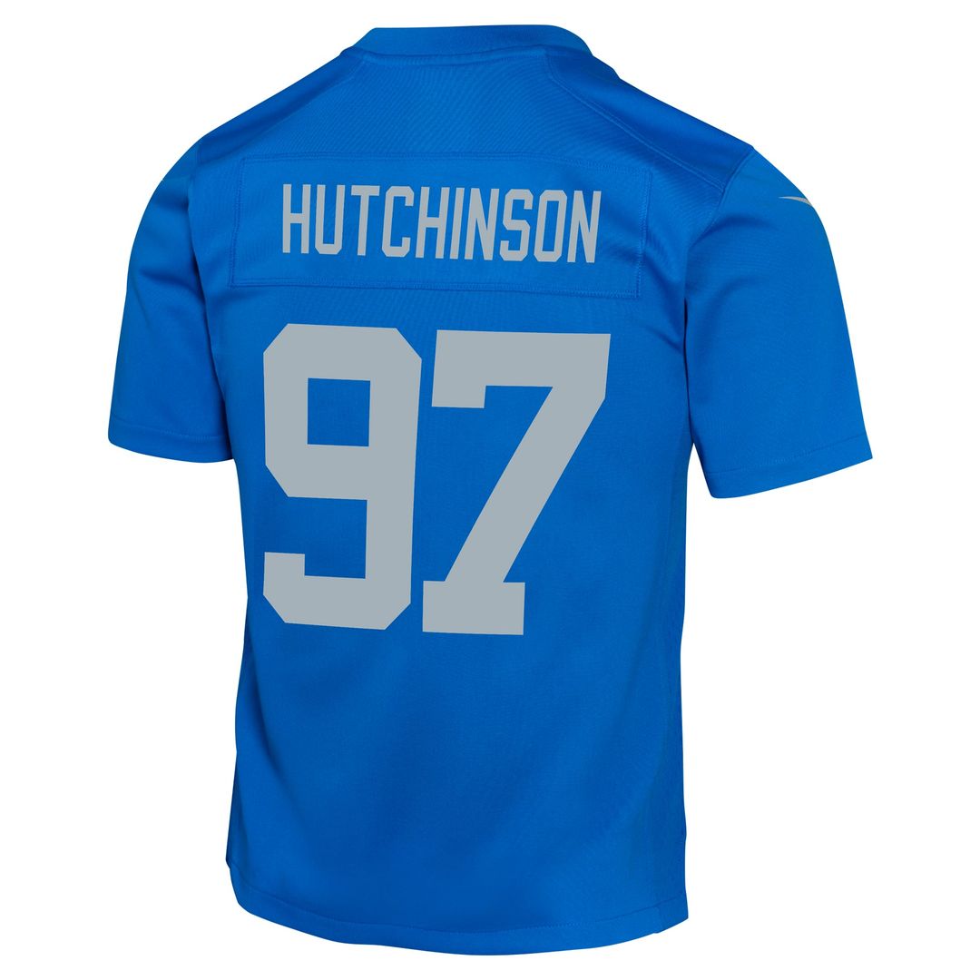 Aidan Hutchinson Detroit Lions Youth Jersey - Blue