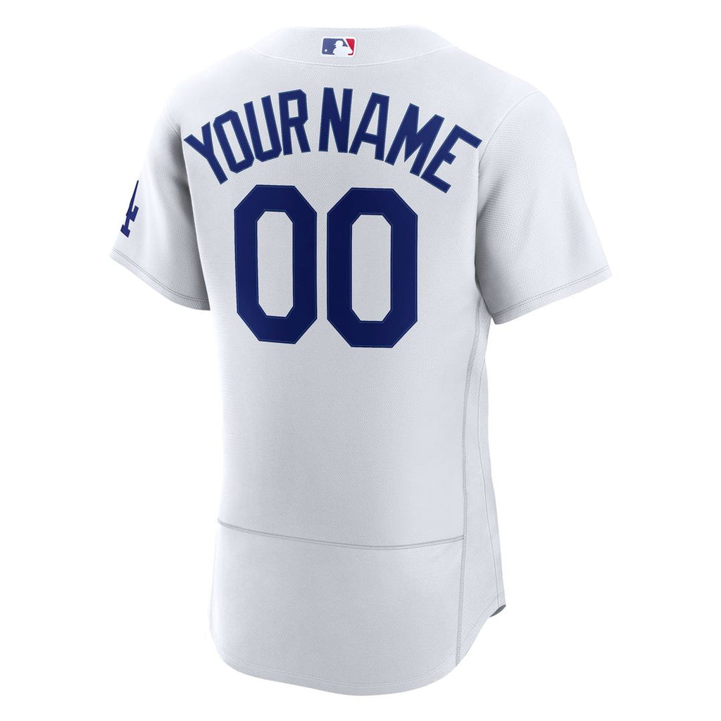 Los Angeles Dodgers Home Authentic Custom Jersey - White