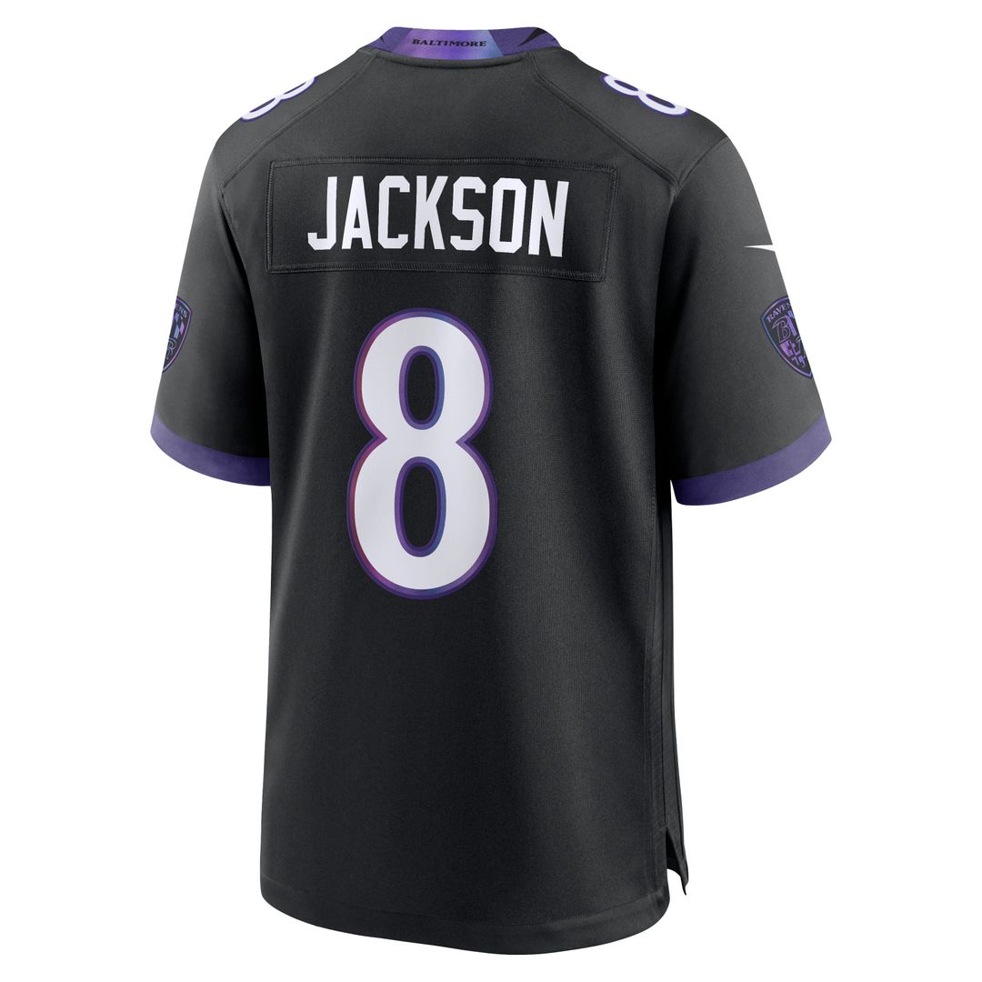 Lamar Jackson Baltimore Ravens Alternate Jersey - Black