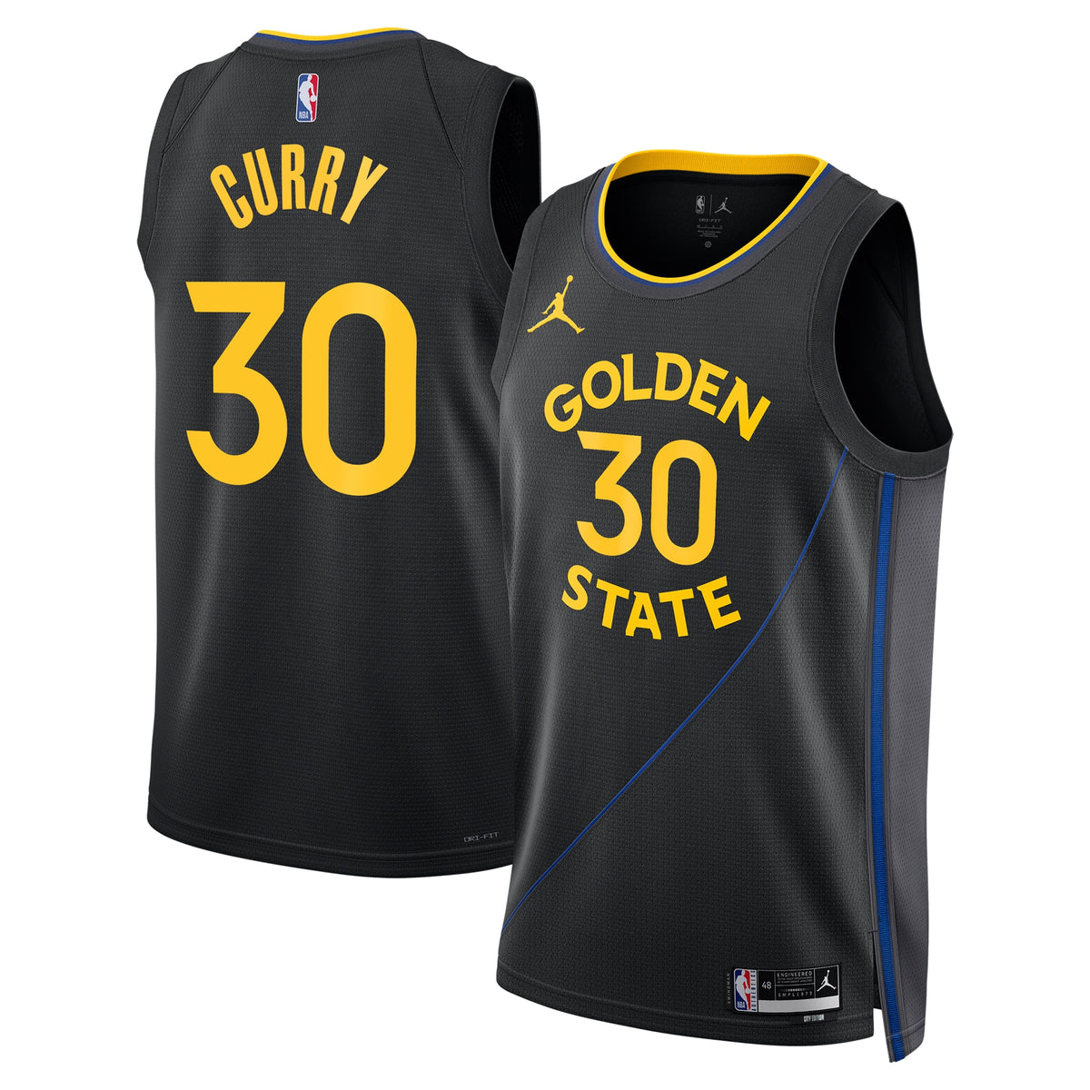 Golden State Warriors 2024/25 Jersey - Black - Stephen Curry - Unisex