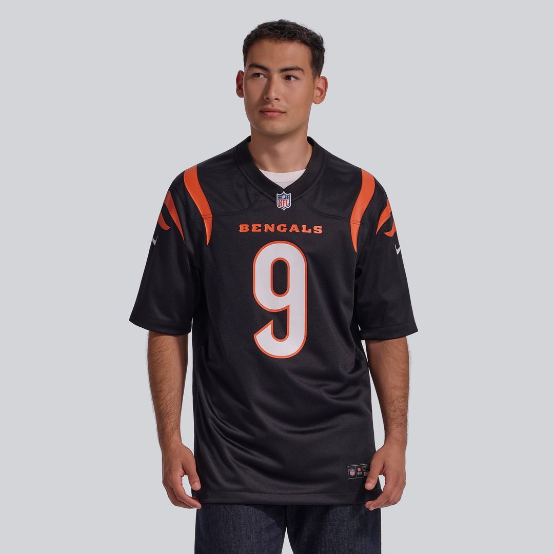 Joe Burrow Cincinnati Bengals Player Jersey - Black