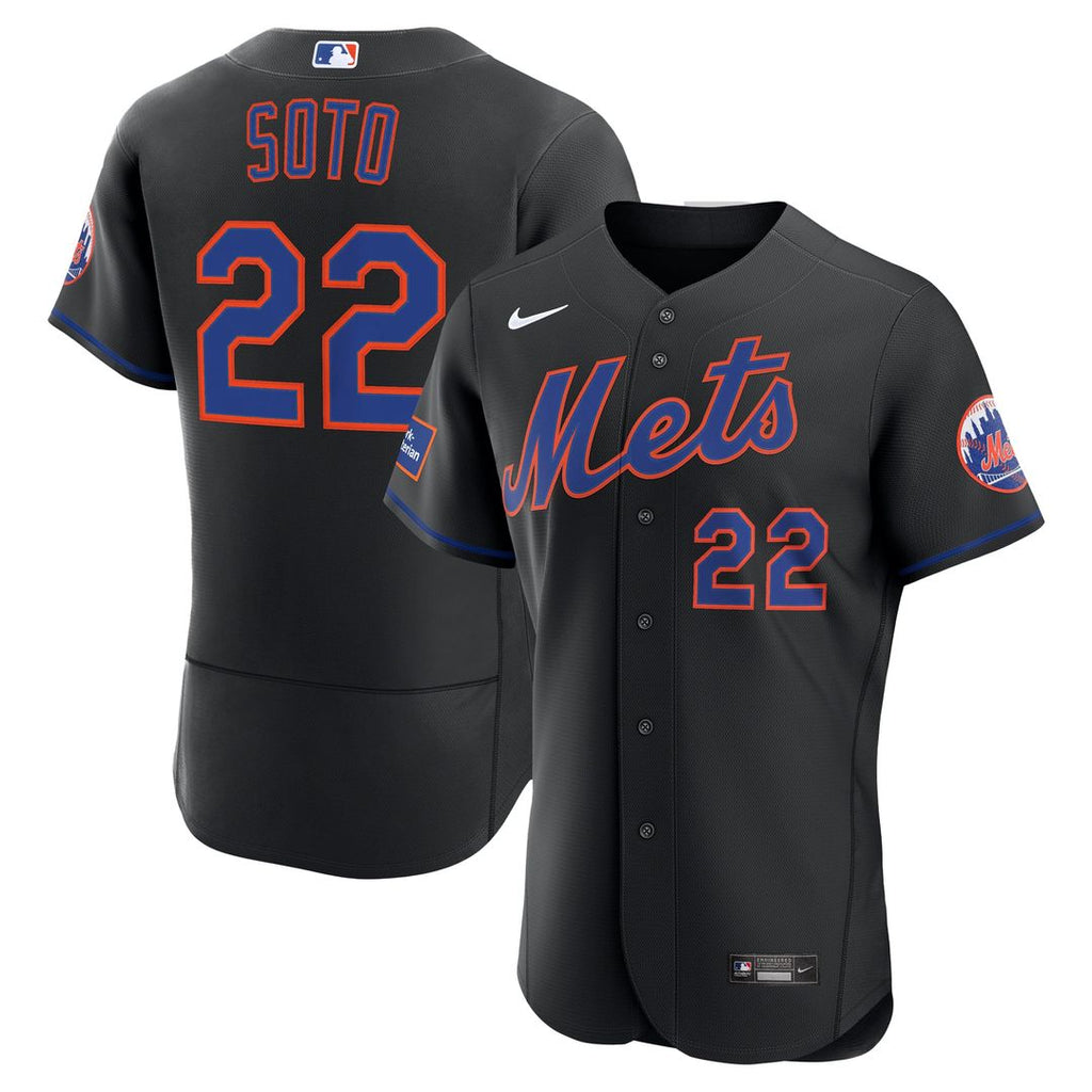 Juan Soto New York Mets Home Authentic Sponsor Patch Jersey - White