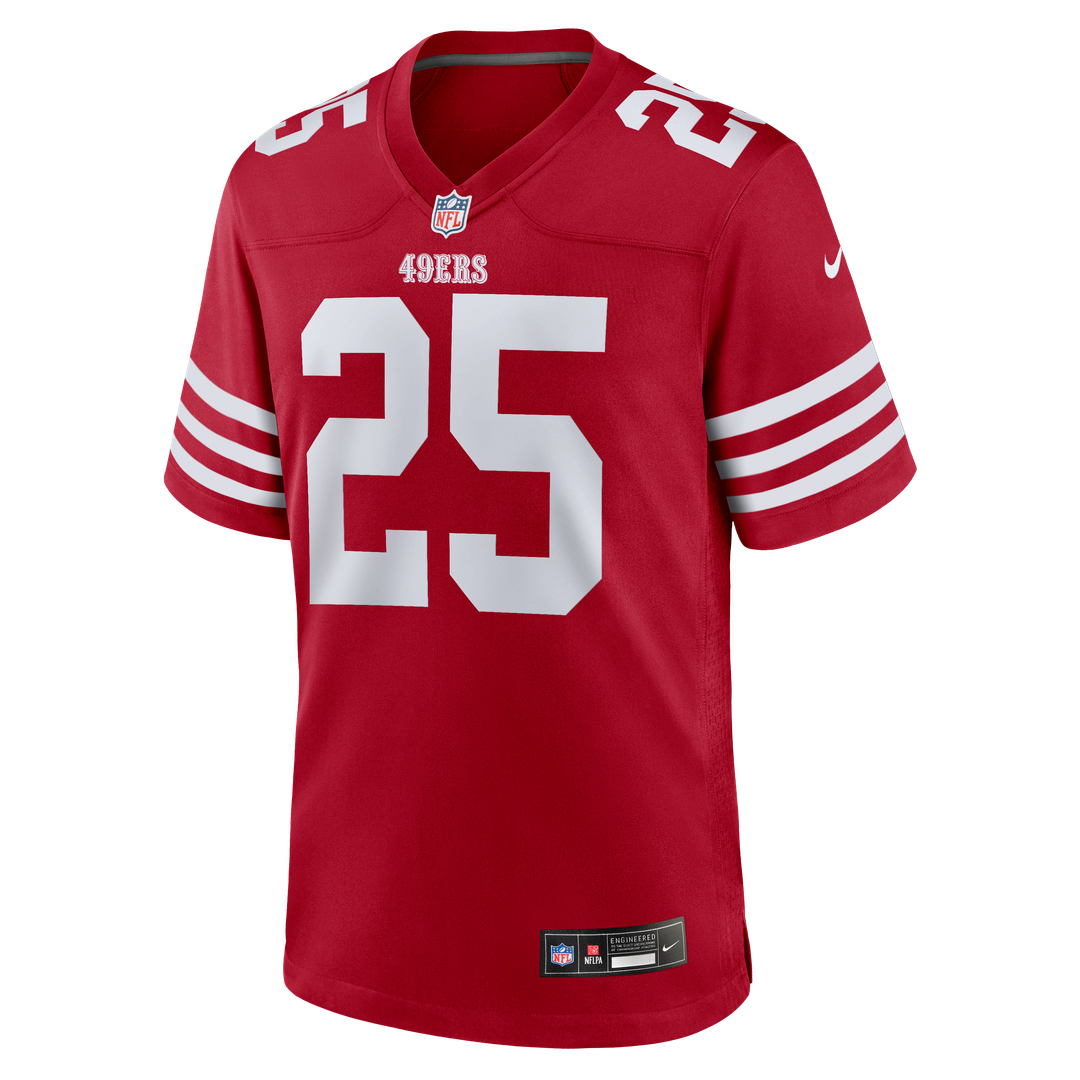Jack Jones San Francisco 49ers Team Jersey - Scarlet