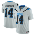 Amon-Ra St. Brown Detroit Lions 2026 Rivalries Collection Stitched Jersey - Silver