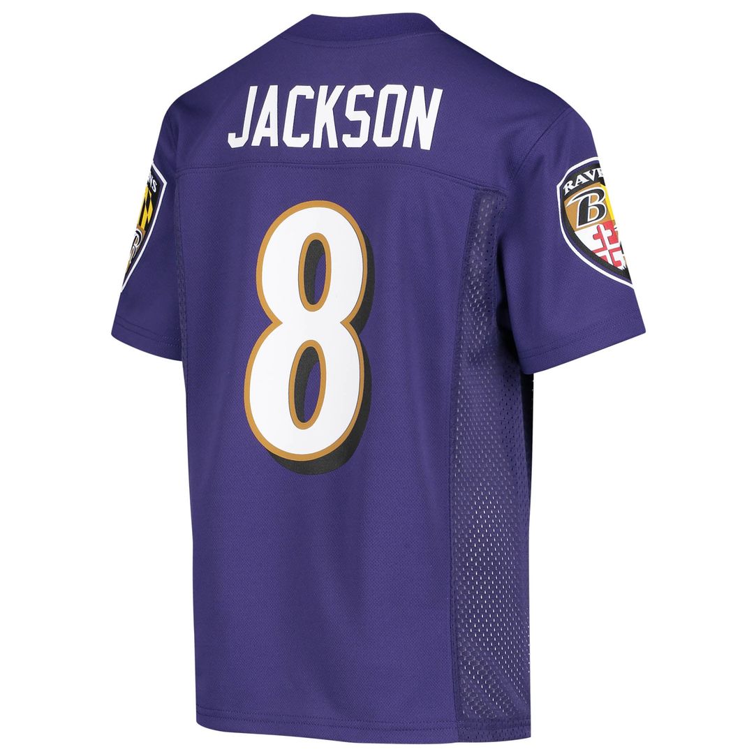 Lamar Jackson Baltimore Ravens Youth Jersey - Purple